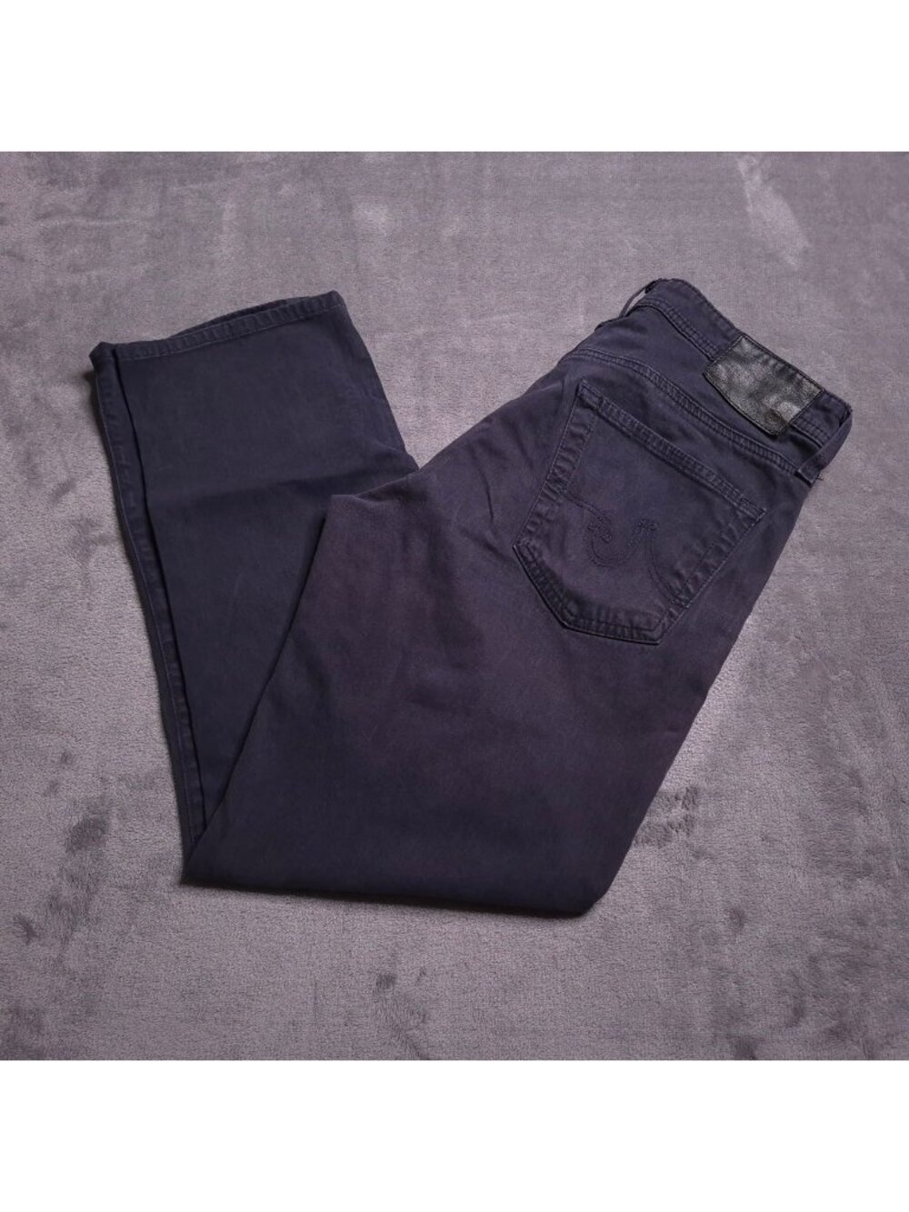 Adriano Goldschmied Mens The Graduate Tailored Leg Pants Navy Blue 31 Altered